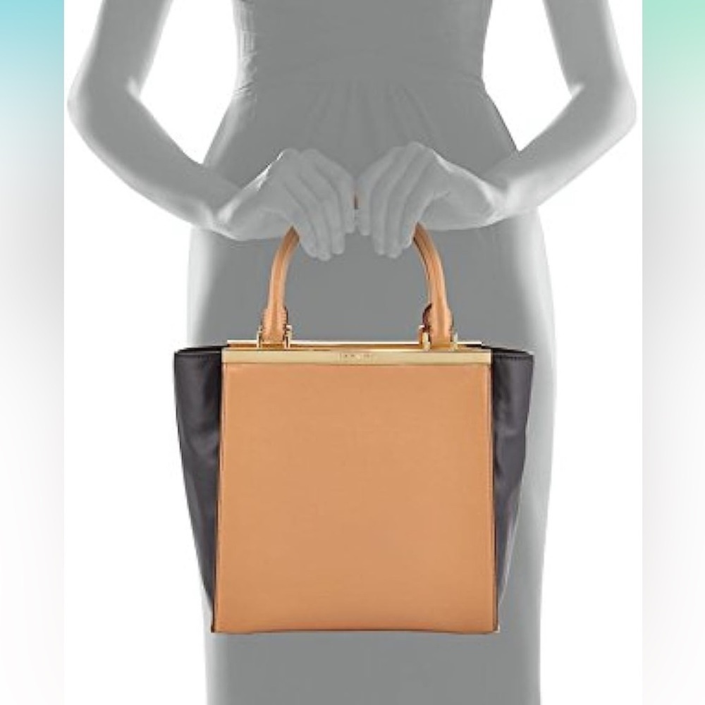 Michael Kors Lana Colorblock Leather Medium Bag - Picture 2 of 16